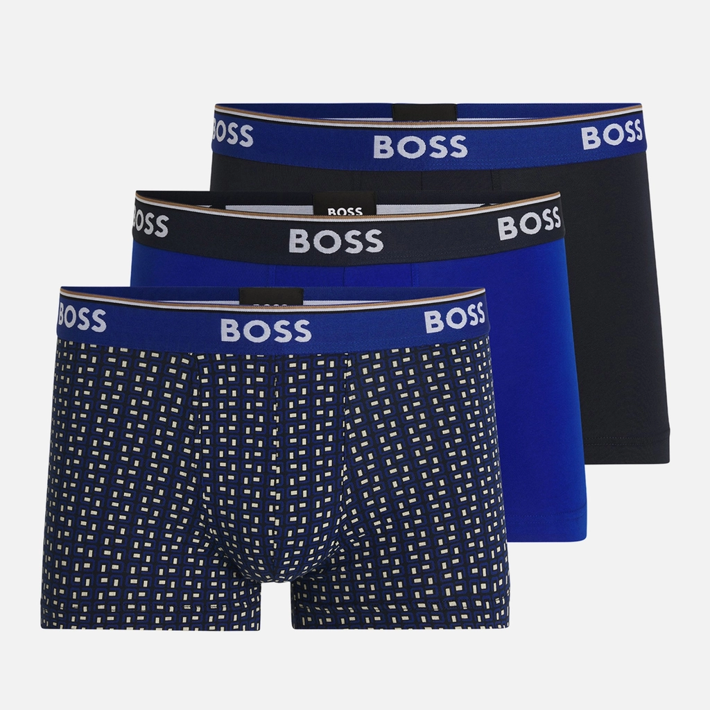 Boss Bodywear 3-Pack Power Jersey Boxer Trunks - L